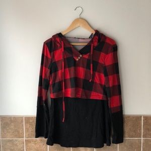 Fall/winter Nursing Top Maternity